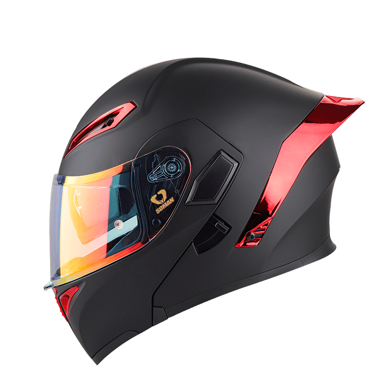 CASCO SOMAN 955-S VENTILAS ROJO