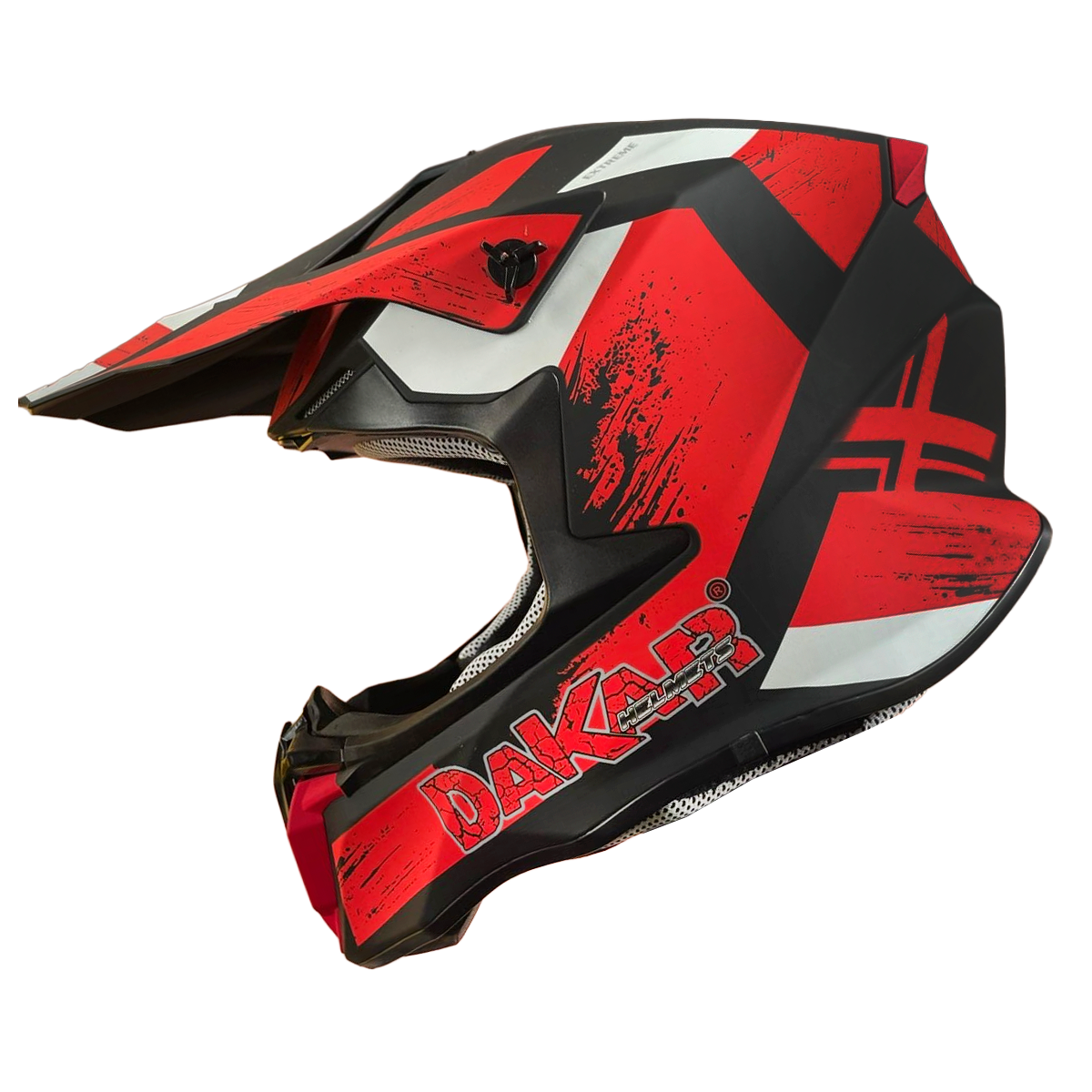 CASCO DAKAR CROSS WHITERED