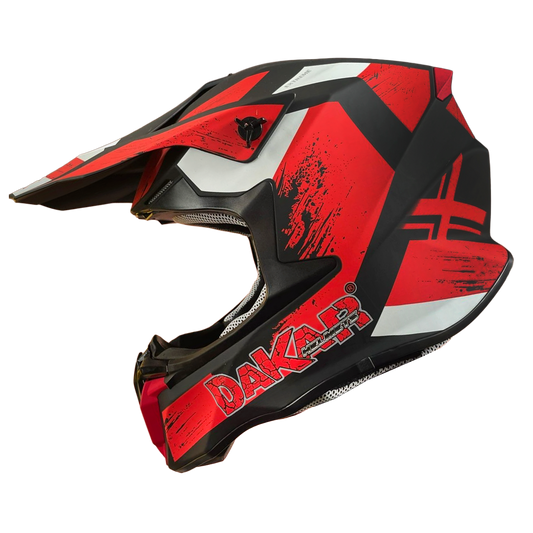 CASCO DAKAR CROSS WHITERED