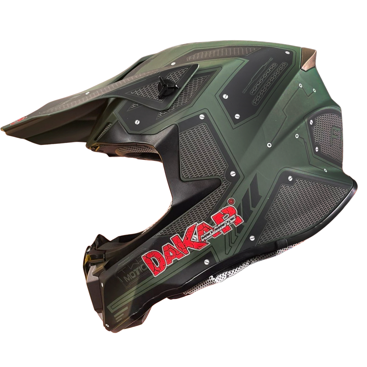 CASCO DAKAR CROSS MILITAR