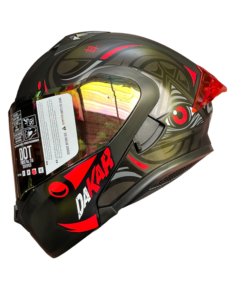 CASCO DAKAR 3120 LUX ROJO 