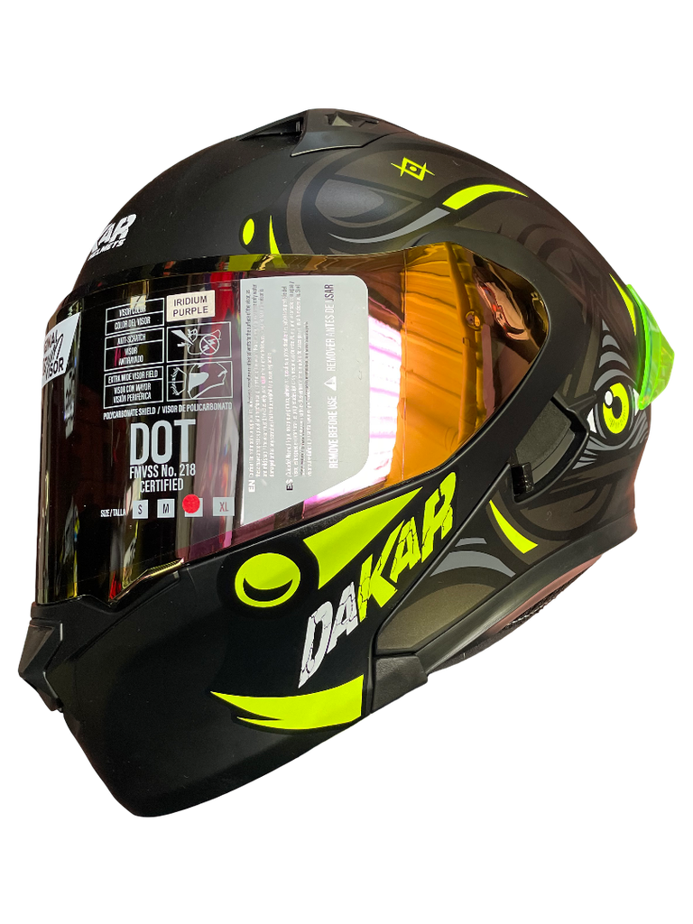 CASCO DAKAR 3120 LUX AMARILLO